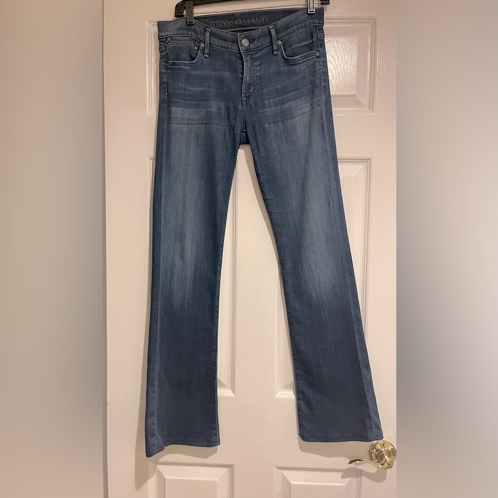 Citizens of Humanity Mid-rise Bootcut' Stretch Jeans Sz 28 worn a few times